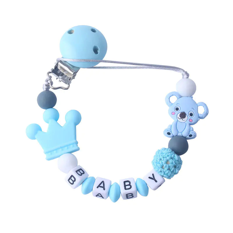 Soothing Silicone Pacifier Clip Chain