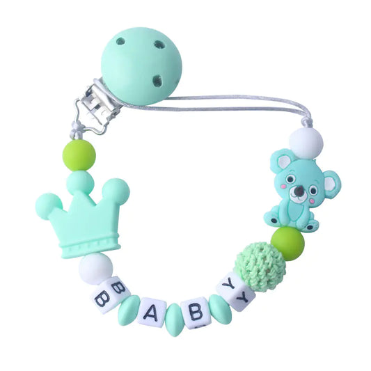 Soothing Silicone Pacifier Clip Chain