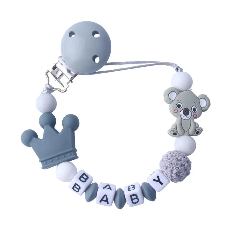 Soothing Silicone Pacifier Clip Chain